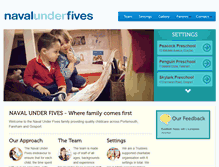 Tablet Screenshot of navalunderfives.org